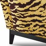 Casa Padrino Luxus Sofa mit Tiger Muster Gelb / Braun / Schwarz 239 cm - Wohzimmer & Hotel M�bel