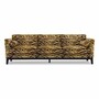 Casa Padrino Luxus Sofa mit Tiger Muster Gelb / Braun / Schwarz 239 cm - Wohzimmer & Hotel M�bel