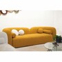 Casa Padrino Luxus Wohzimmer & Hotel Sofa Ocker 240 cm - Luxus M�bel