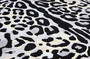 Casa Padrino Luxus Teppich mit Leoparden Design Grau / Creme / Schwarz 160 x 230 cm - Rechteckiger Wohnzimmer Teppich - Moderner Schlafzimmer Teppich - Luxus Interior - Luxus Qualit�t