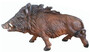 Casa Padrino Dekofigur Wildschwein 60 x H. 45 cm - Deko Skulptur 