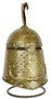 Casa Padrino Metall Ritterhelm mit St�nder Antik Gold 24,2 x 25 x H. 47,5 cm - Mittelalter Deko  