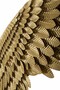 Casa Padrino Luxus Metall Wanddeko Fl�gel Set Gold 146 cm - Deko Accessoires