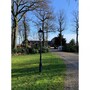 Casa Padrino Nostalgische Gartenlaterne 42 x 35 x H. 305 cm - Verschiedene Farben - Nostalgische Wetterfeste Au�enleuchte