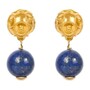 Casa Padrino Ohrringe Conta de Viana aus 19,2Kt Gold mit Lapislazuli