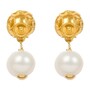 Casa Padrino Ohrringe Conta de Viana aus 19,2Kt Gold mit Perlen
