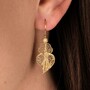 Casa Padrino Ohrringe Herz von Viana Blume aus 19,2Kt Gold mit Diamanten