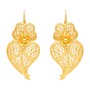 Casa Padrino Ohrringe Herz von Viana M aus 19,2Kt Gold