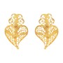 Casa Padrino Ohrringe Herz von Viana XS aus 19,2Kt Gold