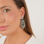 Casa Padrino Ohrringe Prinzessin Ikone aus Sterlingsilber