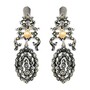 Casa Padrino Ohrringe Realeza aus Silber und Gold