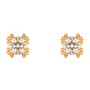 Casa Padrino Ohrringe Solit�r Diamant aus 19,2Kt Gold