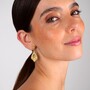 Casa Padrino Ohrringe Tropfen Kreise aus 19,2Kt Gold mit Diamanten