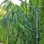 Casa Padrino Jugendstil Schmiedeeisen Pergola Schwarz 300 cm - Garten M�bel