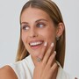 Casa Padrino Ring Blau Markasit aus Silber und Gold