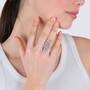 Casa Padrino Ring Blumen aus Sterlingsilber