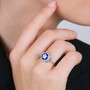 Casa Padrino Ring Caramujo aus Sterlingsilber