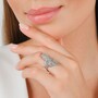 Casa Padrino Ring Herz von Viana aus Sterlingsilber