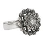 Casa Padrino Ring Pinienzapfen aus Sterlingsilber mit Markasit