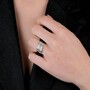 Casa Padrino Ring Sieben Armreife aus Sterlingsilber