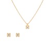 Casa Padrino Set Solit�r Diamant aus 19,2Kt Gold