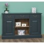 Casa Padrino Jugendstil Sideboard mit Regalf�chern - Dielen Schrank Kommode Landhaus Stil 