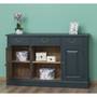 Casa Padrino Jugendstil Sideboard mit Regalf�chern - Dielen Schrank Kommode Landhaus Stil 