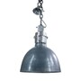 Casa Padrino Vintage Stil H�ngeleuchte Grau  44 x H. 60 cm - Industrial Pendelleuchte 