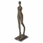 Casa Padrino Luxus Deko Bronze Skulptur Frau H. 97 cm - Abstrakte Deko Figur 