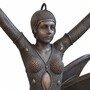 Casa Padrino Deko Bronze Skulptur T�nzerin H. 137 cm - Gro�e Bronze Figur
