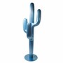 Casa Padrino XXL Deko Kaktus Blau Metallic H. 195 cm - Garderobenst�nder - Deko Accessoires