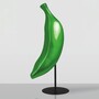 Casa Padrino XXL Deko Banane mit St�nder Gr�n / Schwarz H. 112 cm - Wohnzimmer & Garten Deko