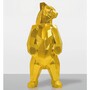 Casa Padrino XXL Deko Skulptur B�r Gold H. 190 cm - Abstrakte Deko Figur 