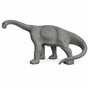 Casa Padrino Deko Skulptur Dinosaurier Brachiosaurus Grau 120 cm - Garten Figur 