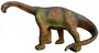 Casa Padrino XXL Deko Skulptur Dinosaurier Brachiosaurus Braun / Gr�n 120 cm - Garten Figur 