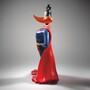 Casa Padrino XXL Deko Skulptur Ente Bunt H. 160 cm - Gro�e Deko Figur