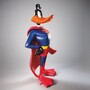 Casa Padrino XXL Deko Skulptur Ente Bunt H. 160 cm - Gro�e Deko Figur