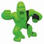 Casa Padrino XXL Deko Skulptur Gorilla Affe Gr�n / Schwarz H. 180 cm - Garten Figur 