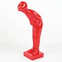 Casa Padrino XXL Deko Skulptur Rot H. 160 cm - Gro�e Deko Figur