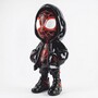 Casa Padrino Deko Skulptur Schwarz / Rot H. 120 cm - Garten Deko Figur