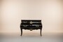 Casa Pomp��s by Casa Padrino Barock Kommode mit 2 Schubladen, Massivholz, Schwarz / Gold / Wei�, 120 x 51 x 83 cm