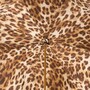 Damen Regenschirm mit Leopardenmuster, Doppelgewebe - Manuelle �ffnung - 100% Polyester - Griff mit Swarovski�-Kristallen - Handmade in Italy