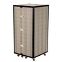 Eichholtz Bar Cabinet Martini Bianco 59 x 59 x H. 122,5 cm - Barschrank im Koffer Design auf Rollen