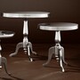 Eichholtz Side Table Nantucket  55 cm - Runder Beistelltisch aus poliertem Aluminium 