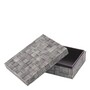 Eichholtz Box Orson S Schwarz Wei� - Deckeldose mit Karomuster
