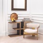 Eichholtz Box Orson S Schwarz Wei� - Deckeldose mit Karomuster