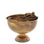Eichholtz Champagne Cooler Jordan Vintage Messing 43,5 x 39 x H. 34,5 cm - Sektk�hler f�r 5 Flaschen