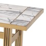 Eichholtz Console Table The One Geb�rstetes Messing - Konsolentisch mit Marmorplatte