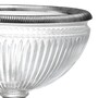 Eichholtz Bowl Burton Versilbert - Glasschale mit Metallrand auf Fu�