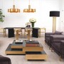 Eichholtz Floor Lamp Condo Antik Messing - Stehleuchte mit Stabs�ule ohne Schirm